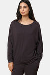 Triumph Cotton Loungewear Top - Midnight Purple — thumbnail 1